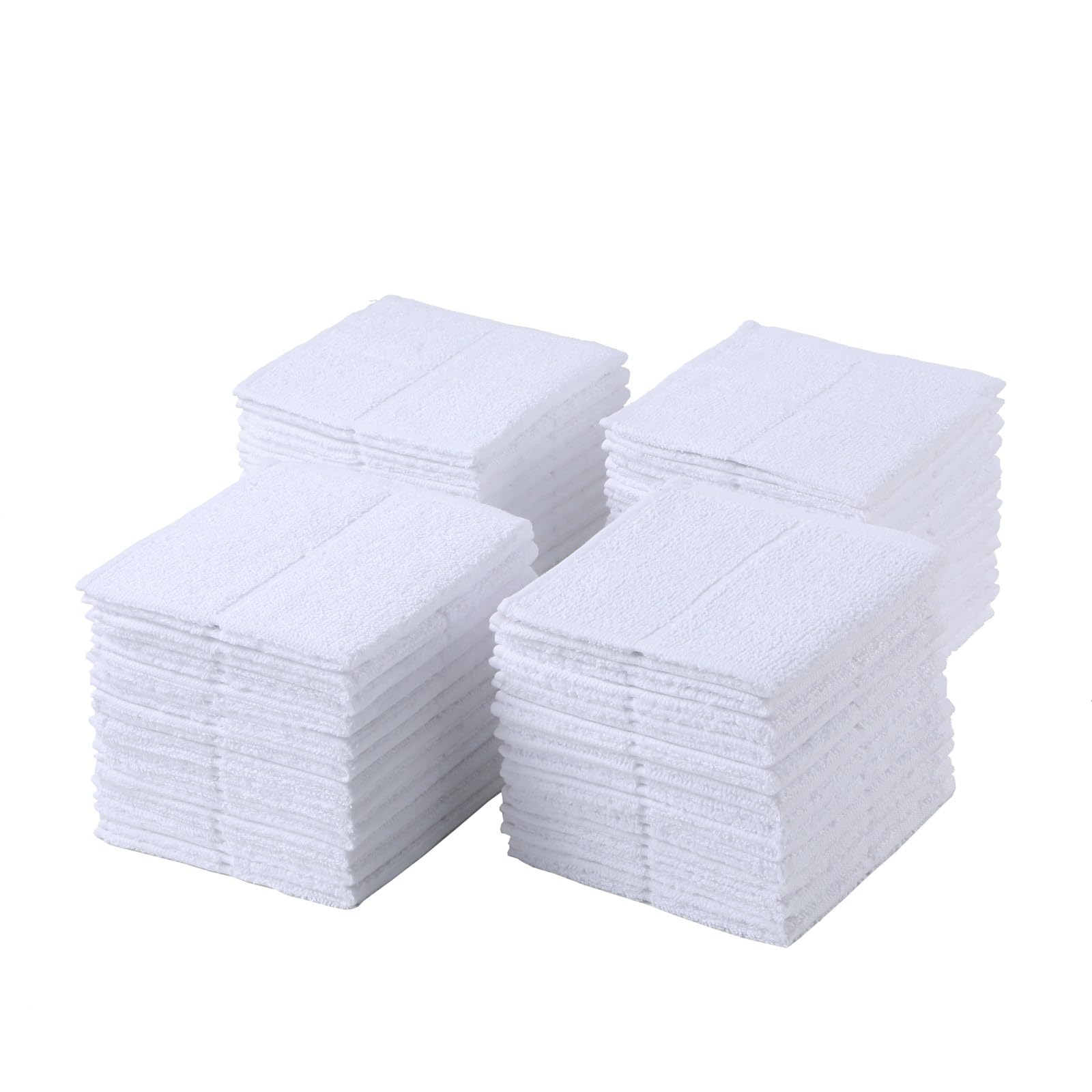 Glynniss Dishcloths Kitchen Highly Absorbent Dish Rags 100% Cotton Dish Cloths for Washing Dishes, Cleaning (11 x 11 Inches, 24 pcs, White)