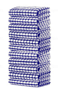 Simpli-Magic Cotton Herringbone Dish Towels, 15"x25" (30 Pack) – High Absorbent Kitchen Hand Towels (Multi-Color)