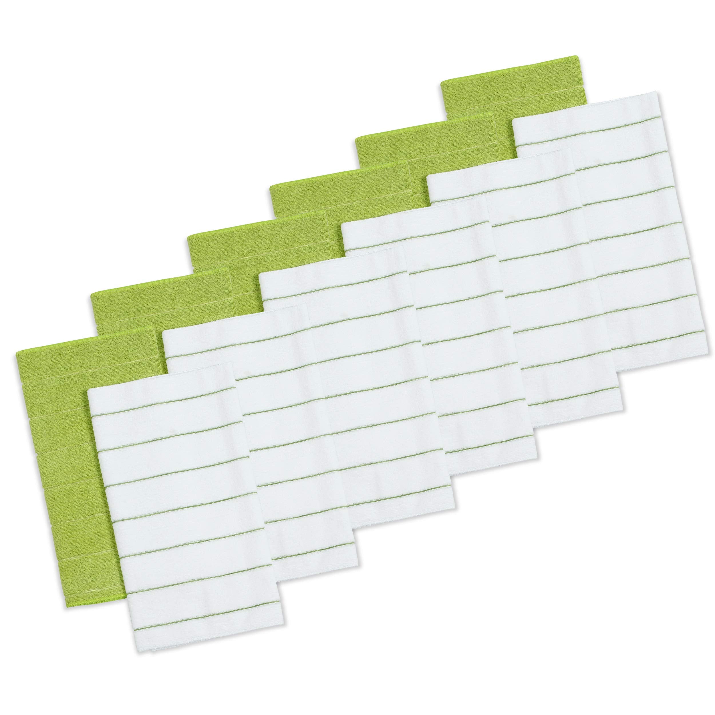 Simpli-Magic Cotton Herringbone Dish Towels, 15"x25" (30 Pack) – High Absorbent Kitchen Hand Towels (Multi-Color)