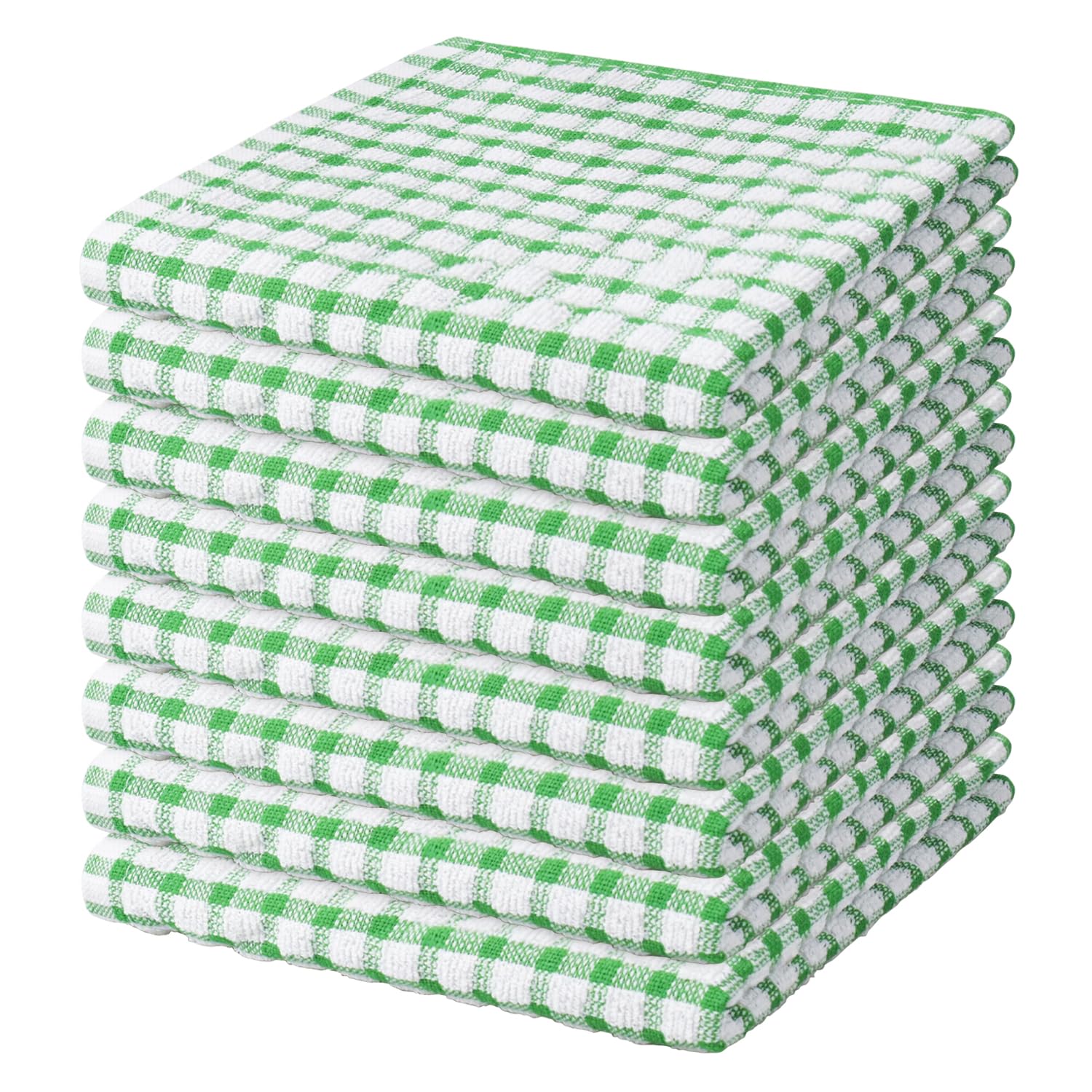 Nialnant 8 Pcs Kitchen Dish Rags,100% Cotton Soft Absorbent Quick Drying Dish Cloths for Kitchen,Washing Dishes,Cleaning rags-11 x 11In