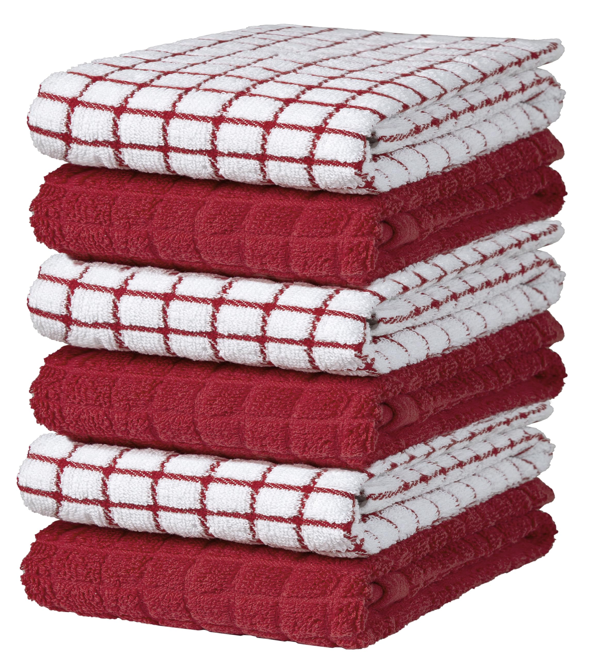 Bumble Dish Cloths (8 Pack) | 12" x 12" | 100% Cotton Kitchen Towels | 405 GSM | Soft, Highly Absorbent & Durable Dish Towels for Kitchen | Gray