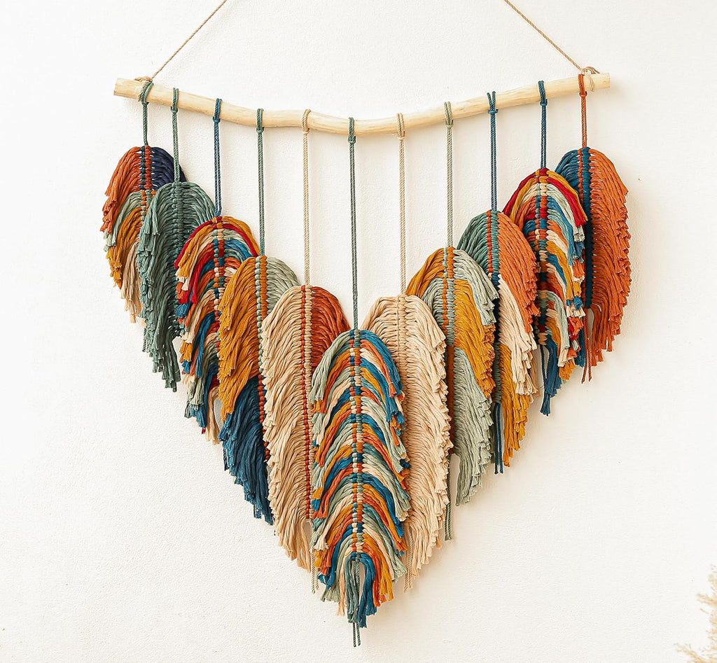 Boho Wall Decor - Large Macrame Wall Hanging - Boho Bedroom Decor - Tapestry for Bedroom - 31x39 inches